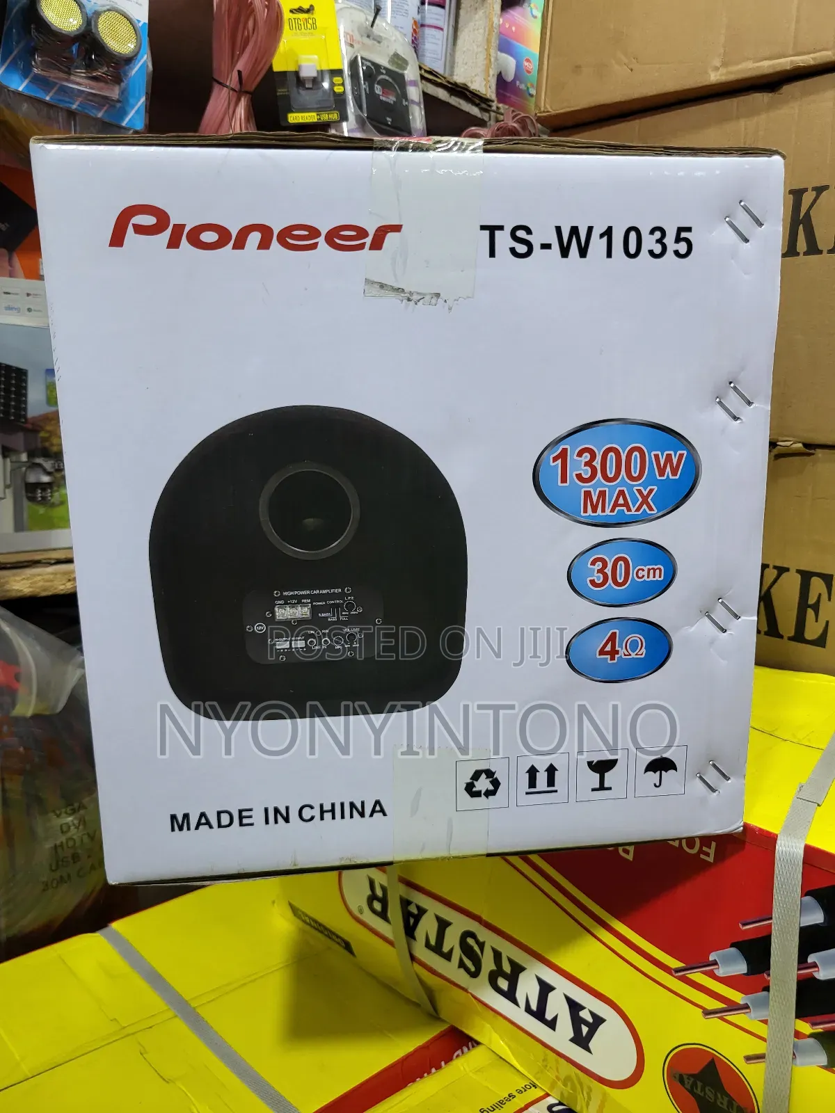 Pioneer 10" 1300w Carboot Subwoofer With Very Powerful Adjustable Bass