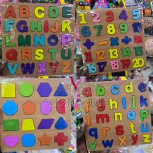 Wooden Numbers and Letters