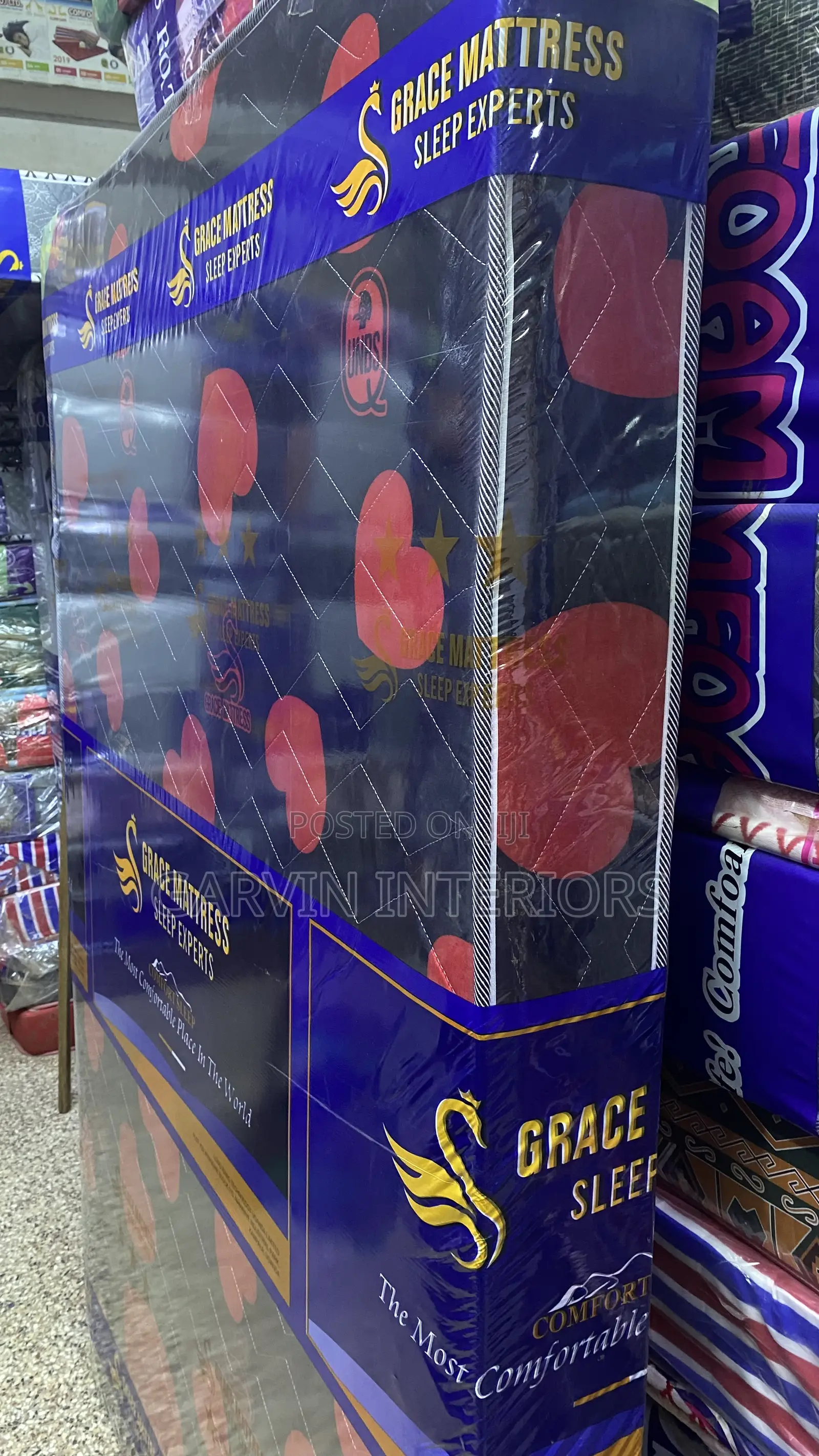 Select Ur Mattress Black and Red