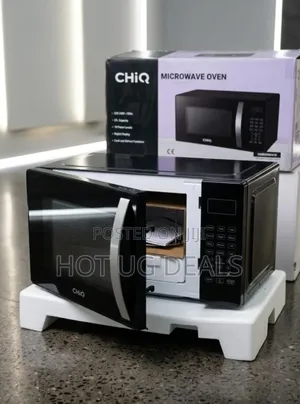 Chiq 25l Digital Microwave Oven With Grill - Black