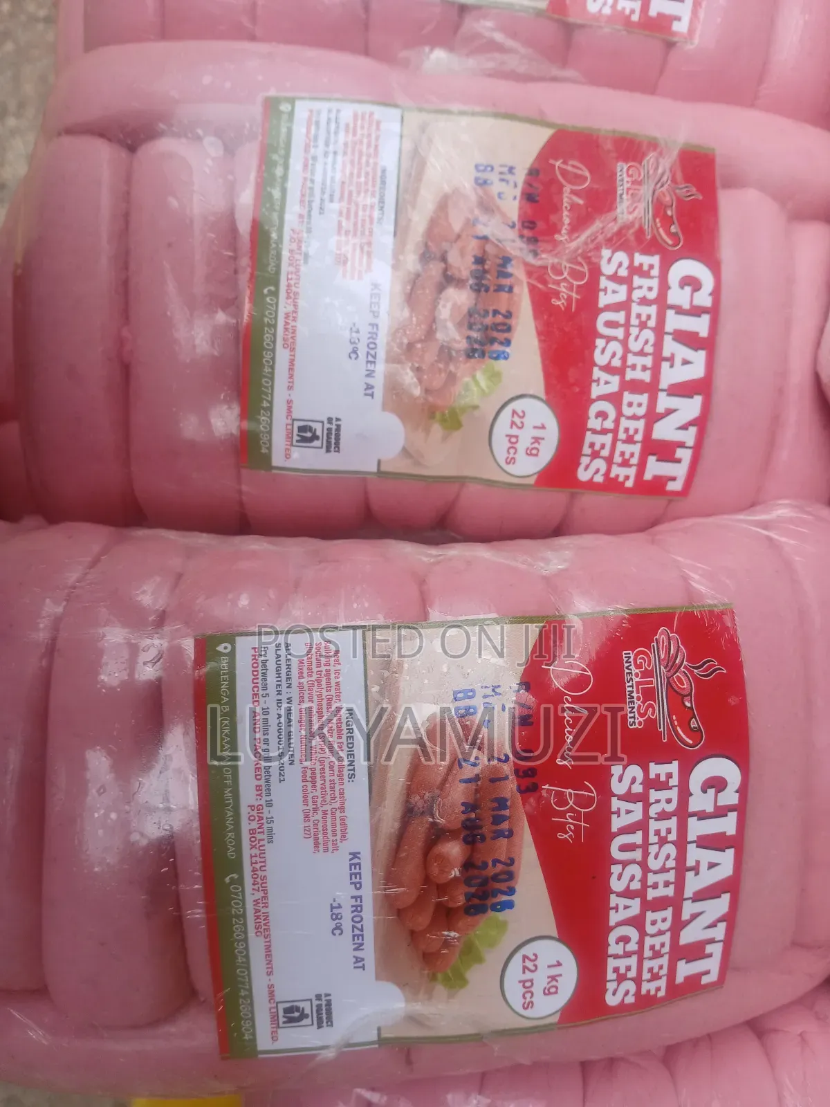 Beef Sausages