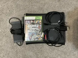 Microsoft Xbox 360 120gb Black Console With Cords - No Controller