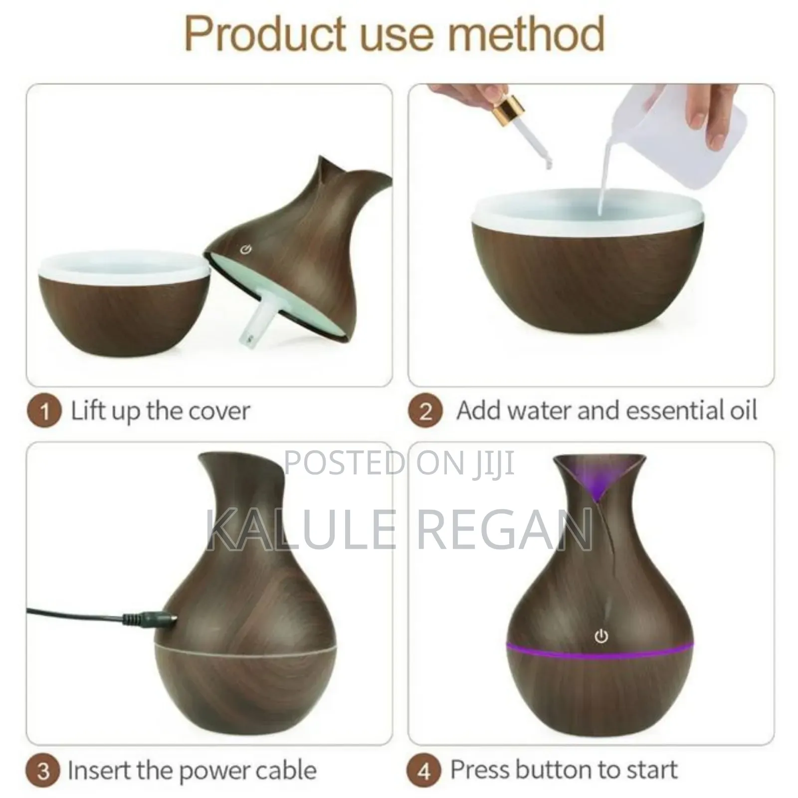 Electric Humidifier Good for Aromatherapy - Multicolor