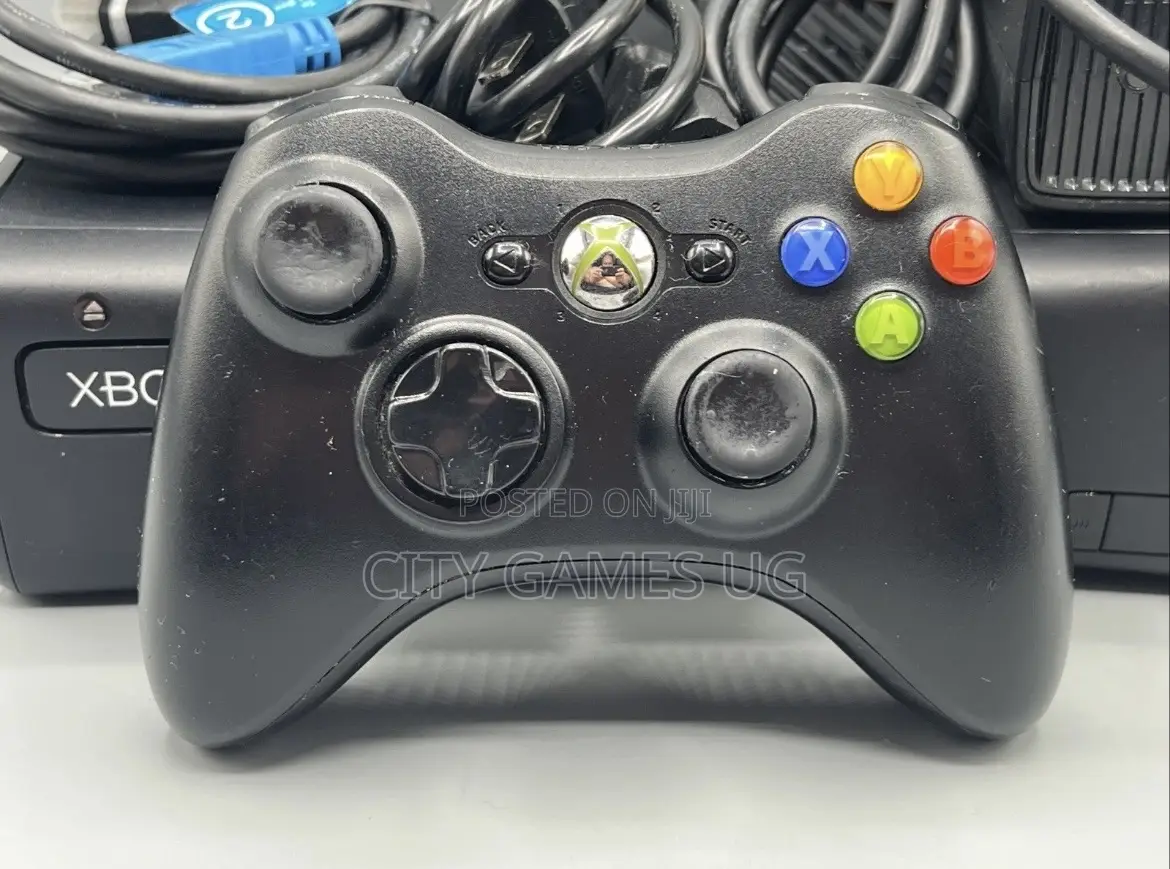 Microsoft Xbox 360 S Slim Model 1439 W/ Controller Cables