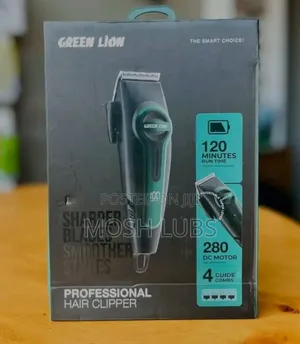 Green Lion Professional Hair Clipper With 4 Shaving Blades
