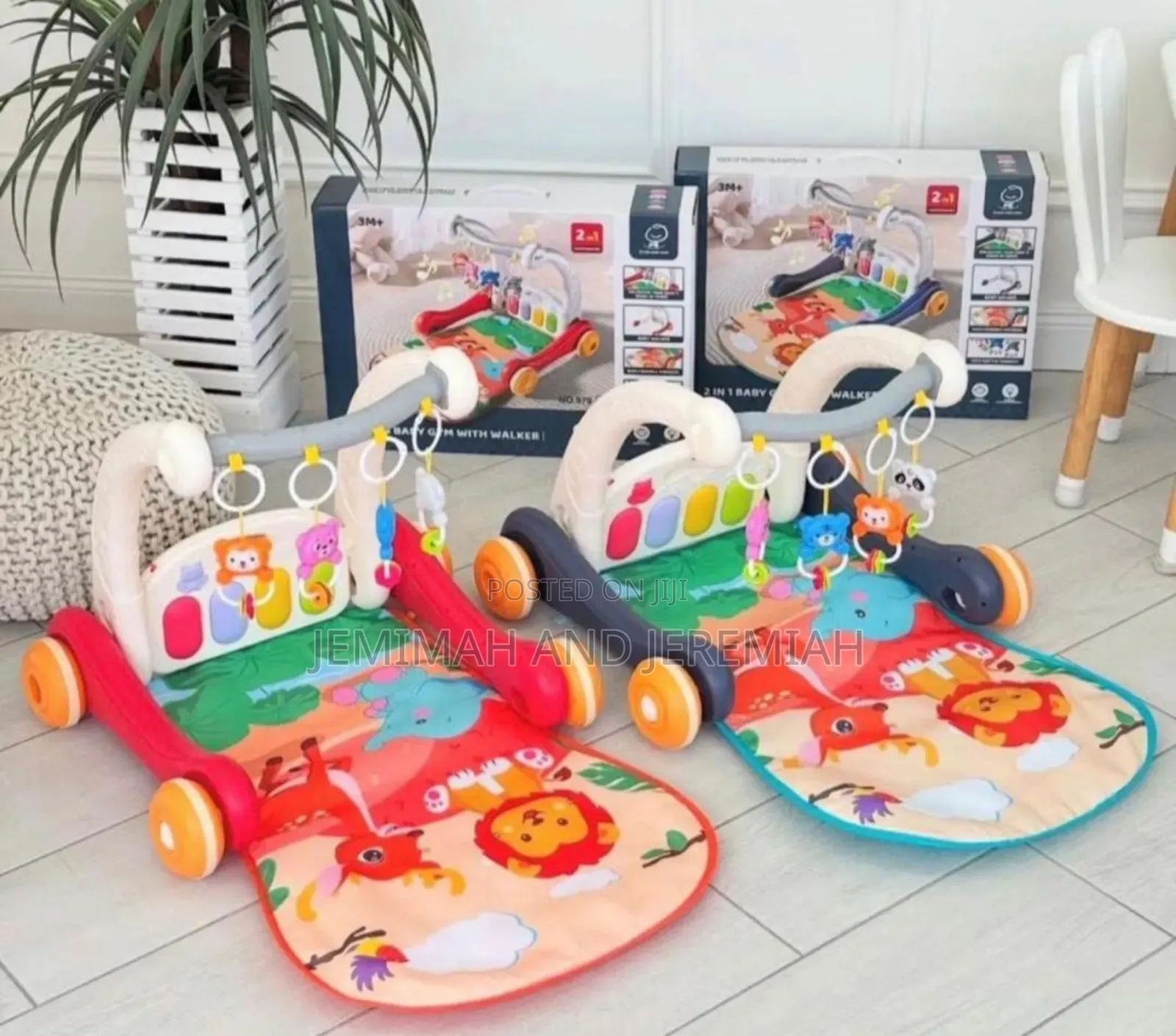 2 in 1 Push Walker With Kick Piano
