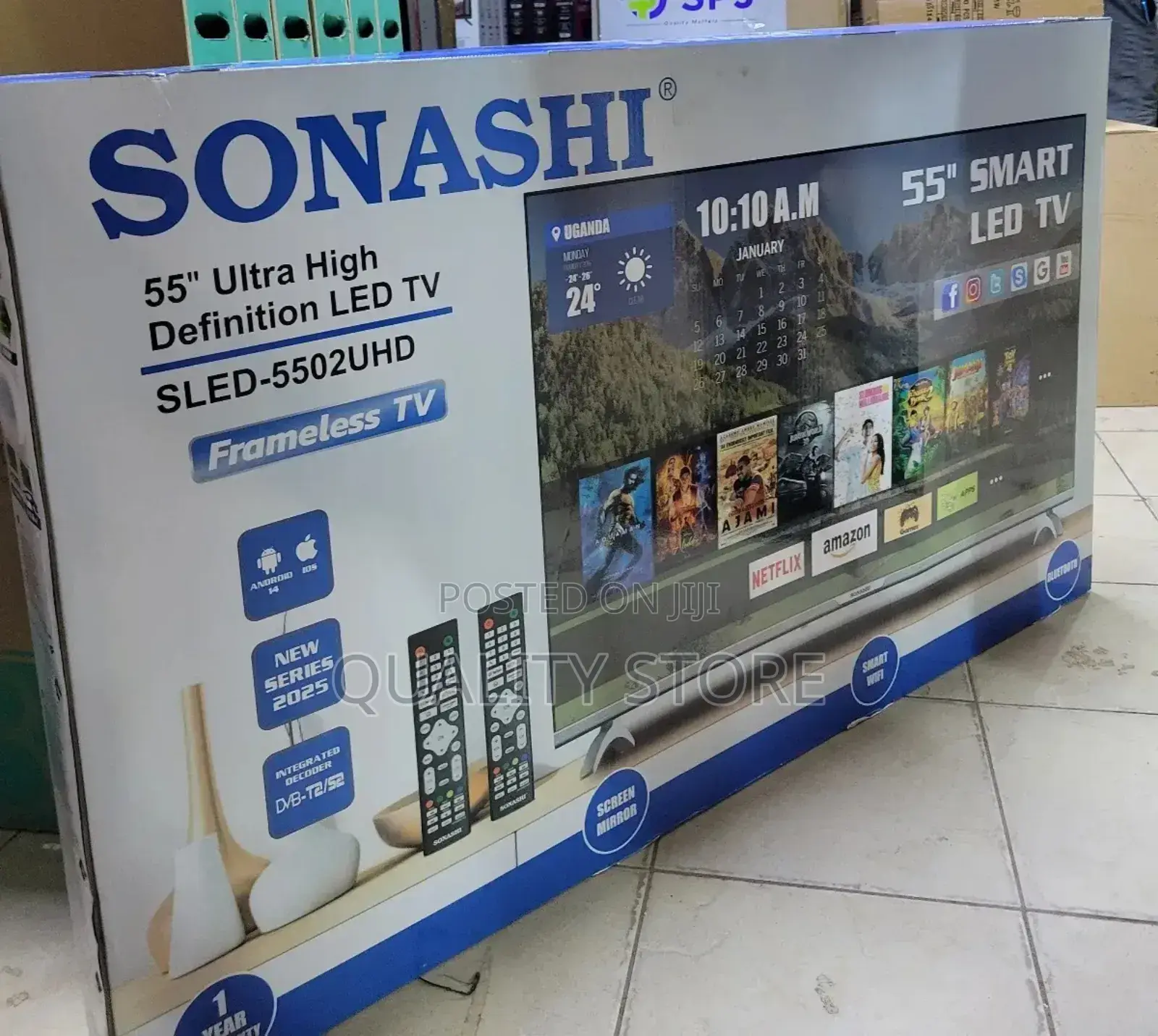 Sonashi 55 Inches Smart Tv Sled-5502uhd