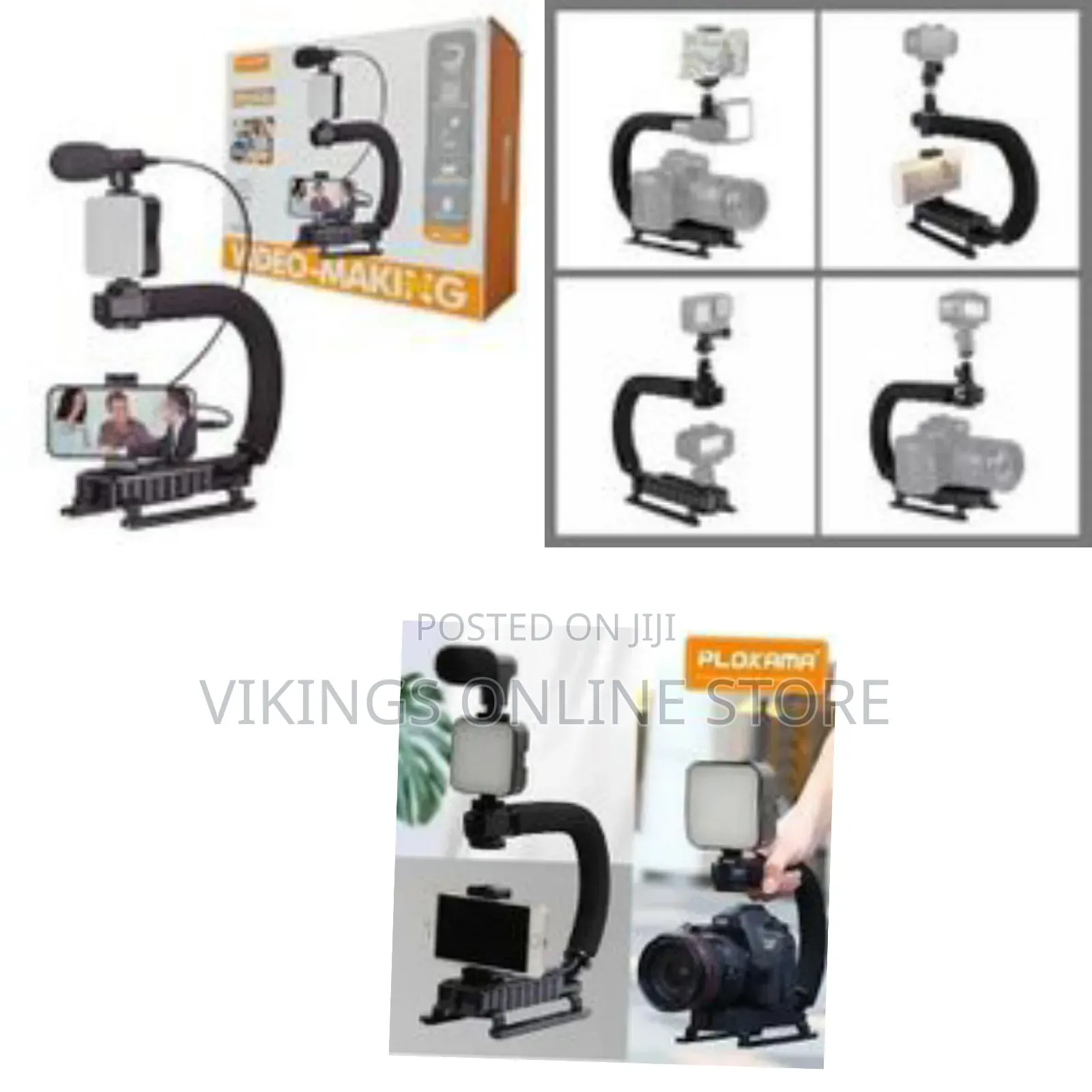 Plokama Pk-777 Ulc Shape Portable Handheld Bracket Stabilizer Video