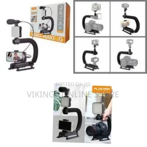 Plokama Pk-777 Ulc Shape Portable Handheld Bracket Stabilizer Video