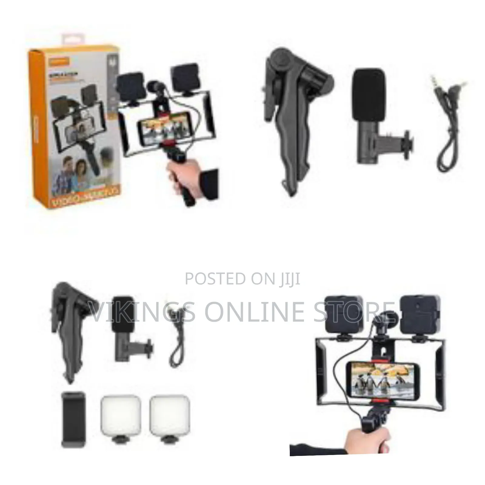 Plokama Pk-778 Vlogger Cellphone Video Recording Kit, 5 in 1 for Video