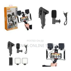 Plokama Pk-778 Vlogger Cellphone Video Recording Kit, 5 in 1 for Video