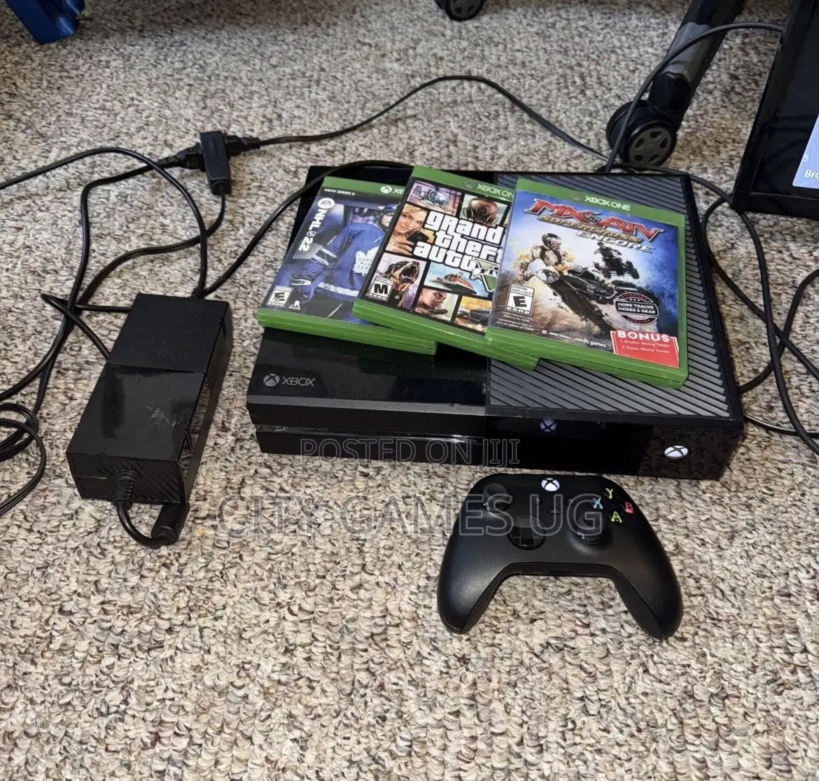 Xbox One Console With Controller and Games