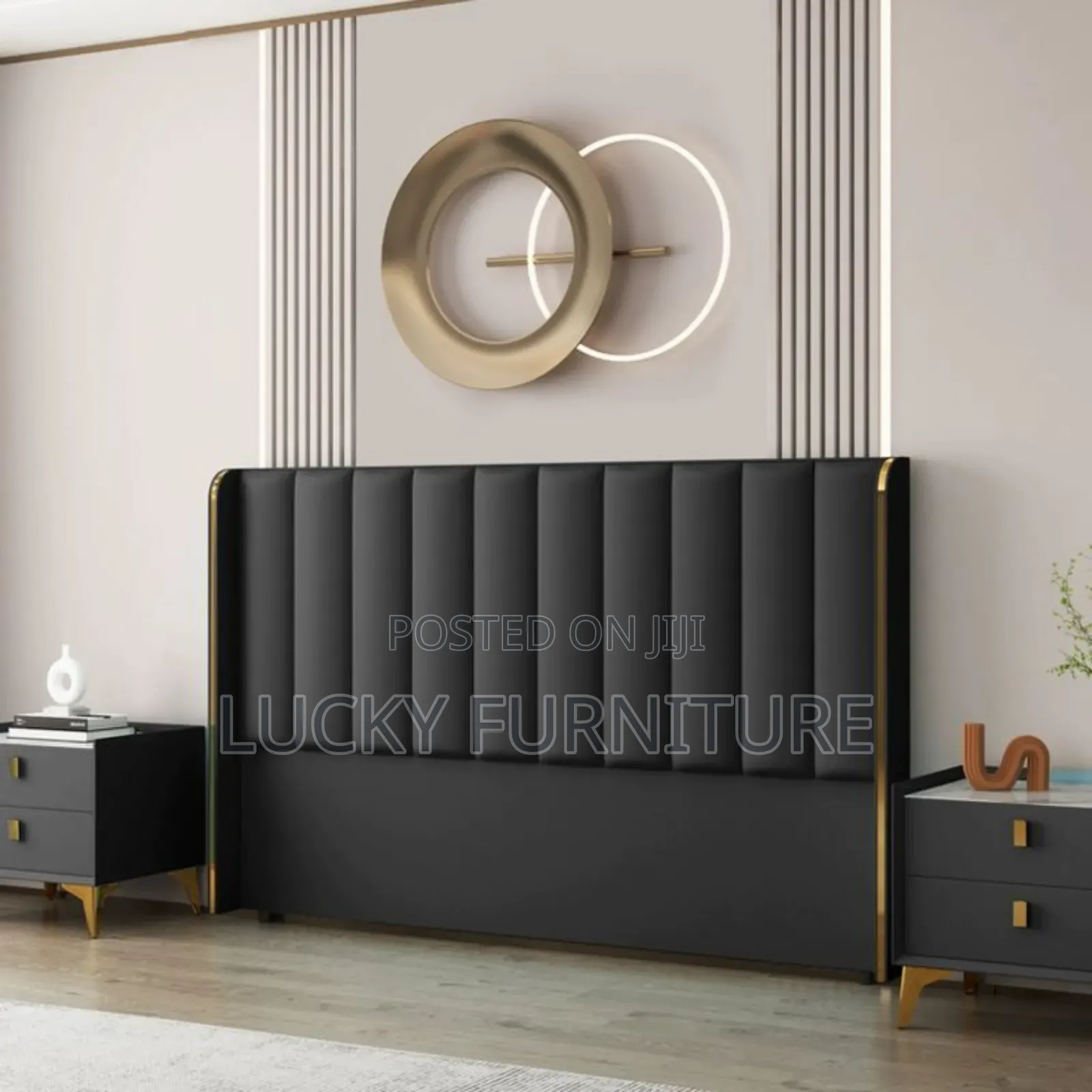 Golden Lined Five by Six Bed