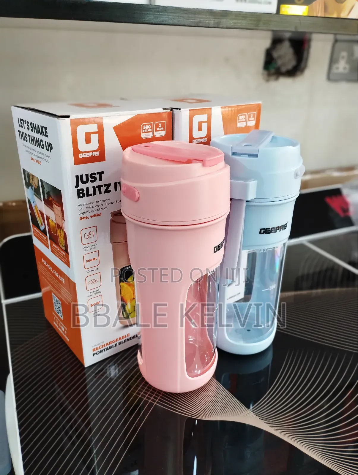 Geepas Rechargeable Portable Blender Bottle