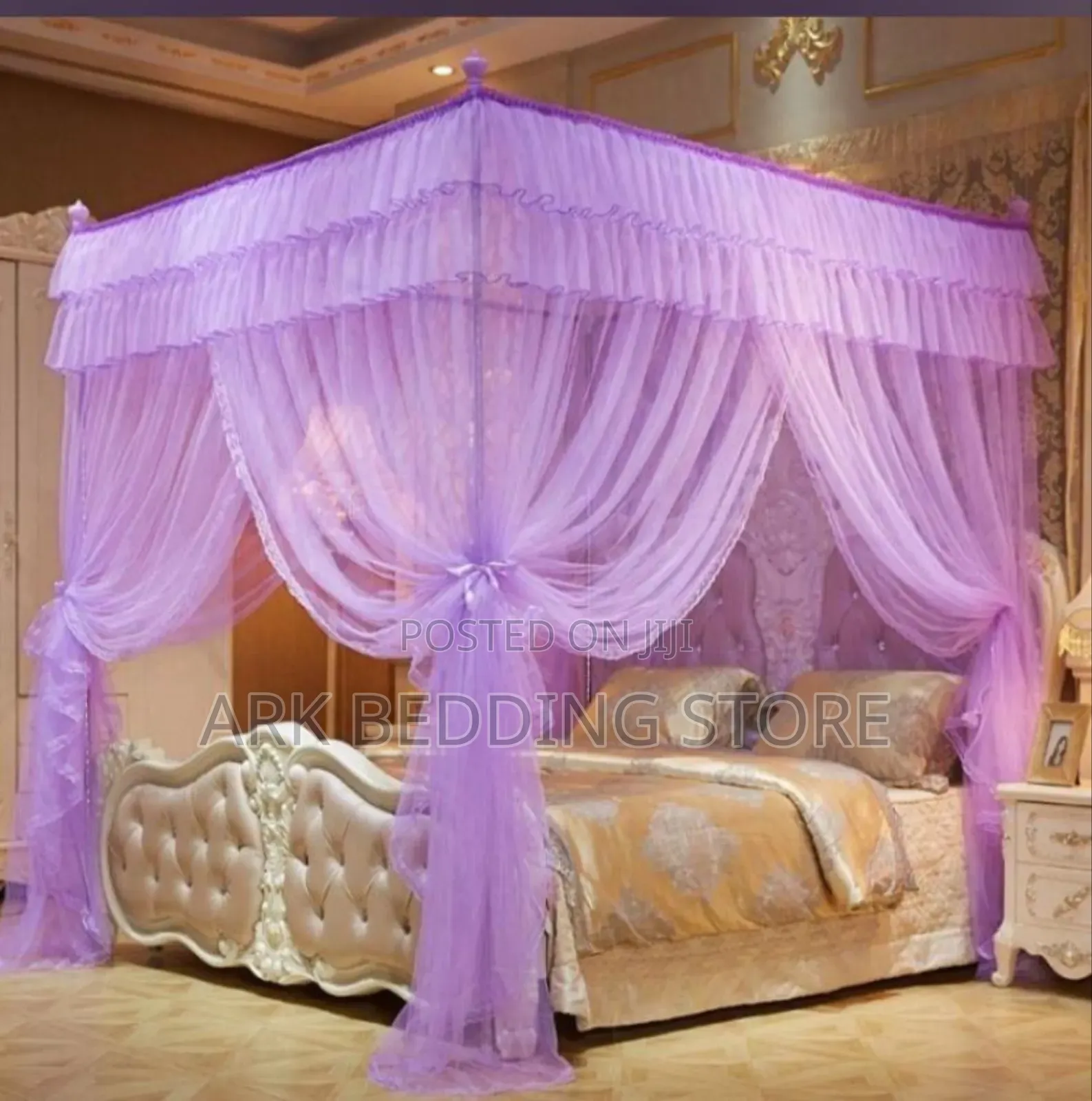 Clear Mosquito Nets 4stands