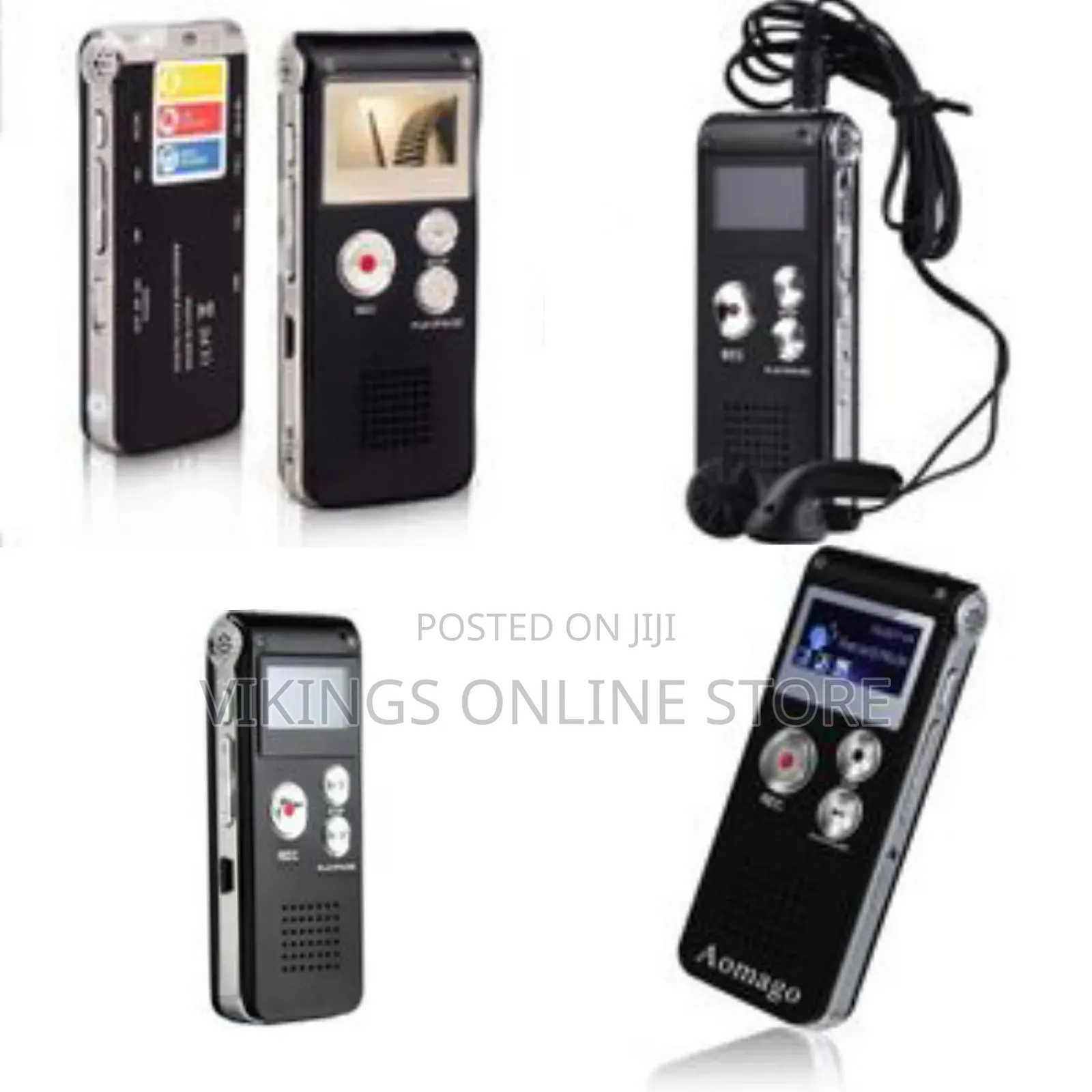 Multifunctional Rechargeable 8gb 650hr Digital Audio Voice Recorder