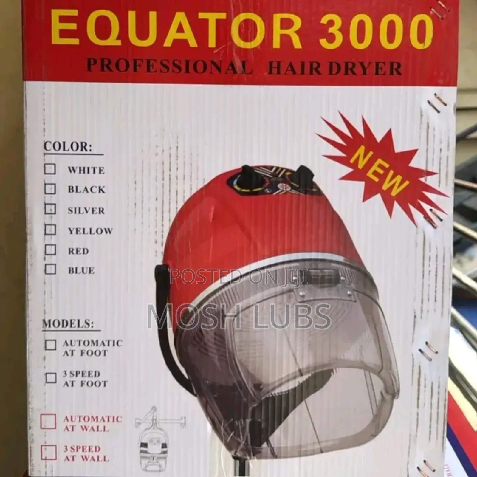 3000c Equator Wall Mountable Professional Hair Dryer