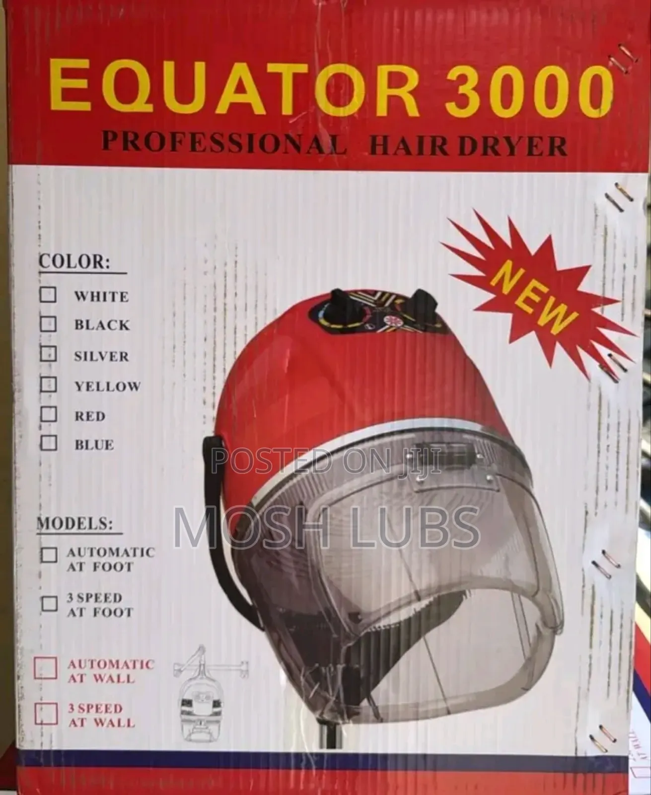 3000c Equator Wall Mountable Professional Hair Dryer
