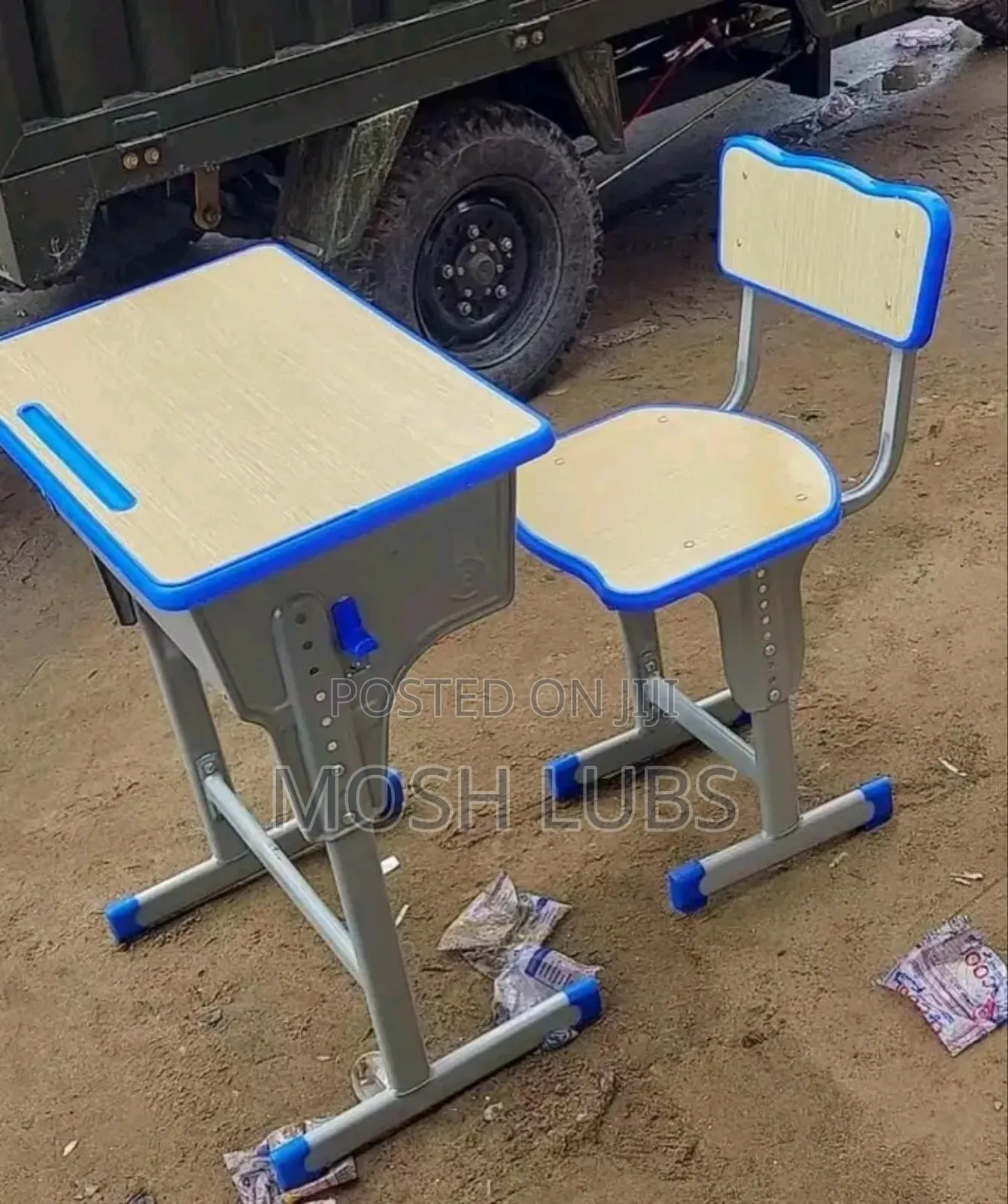 Plastic 3 in 1 Kids Baby Study Table and Chair Set