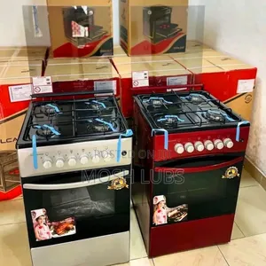 50*50 Volcano 4 Burner Gas Kitchen Cooking System With Oven and Stove