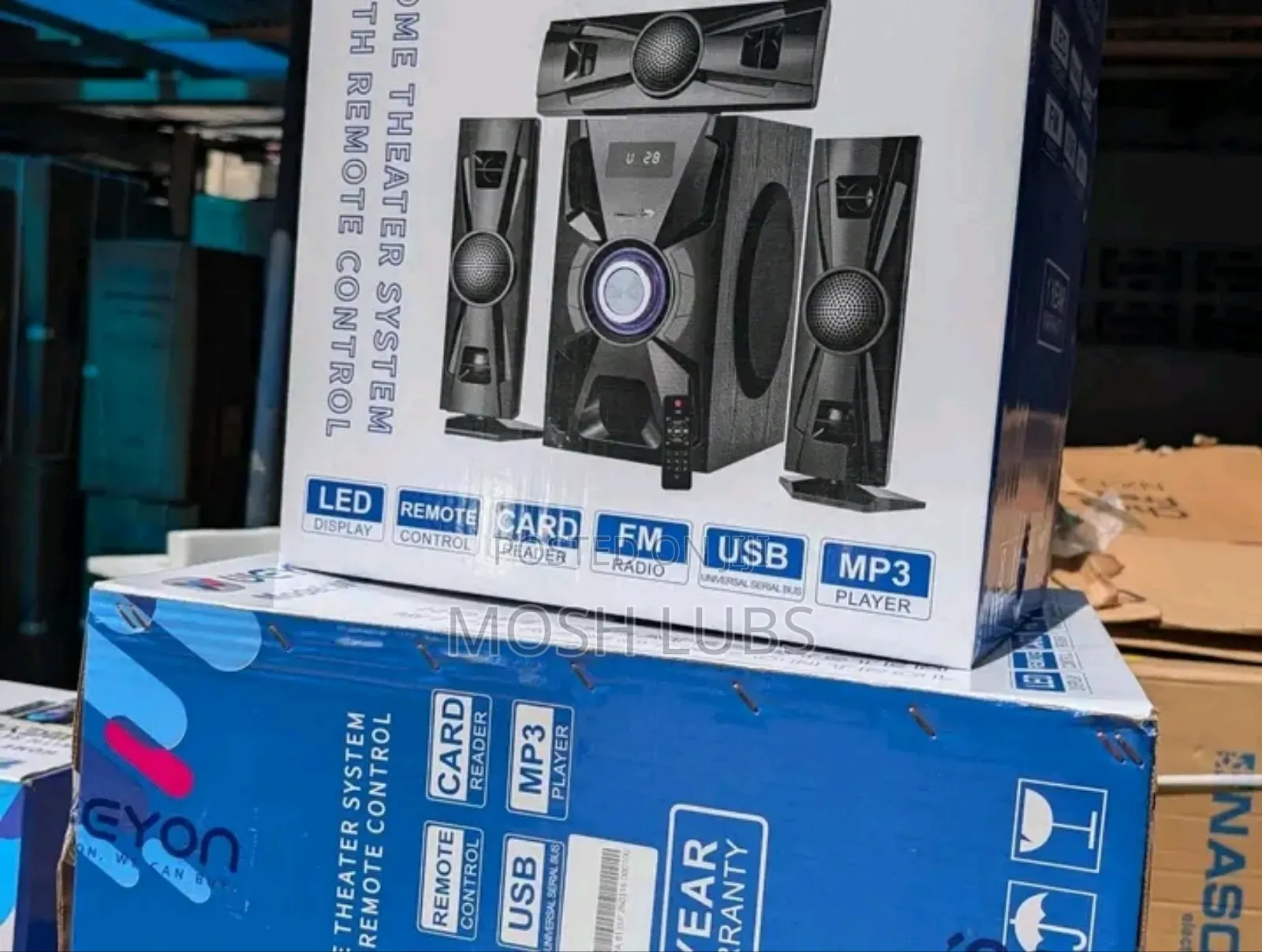 Home Theater System With a Control  Remote