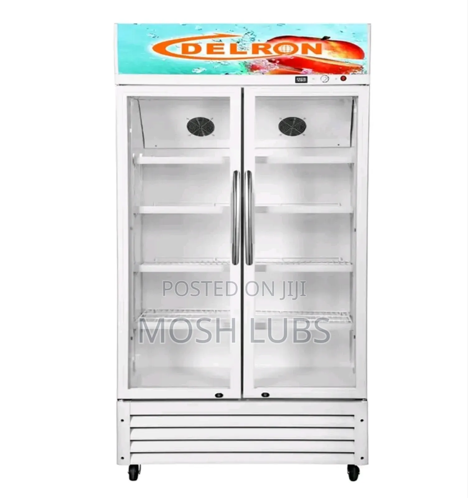 Delron Ddf-553 Double Door Showcase Refrigerator With 553l