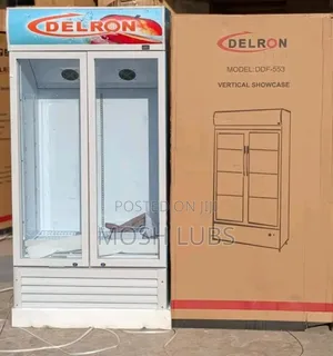 Delron Ddf-553 Double Door Showcase Refrigerator With 553l
