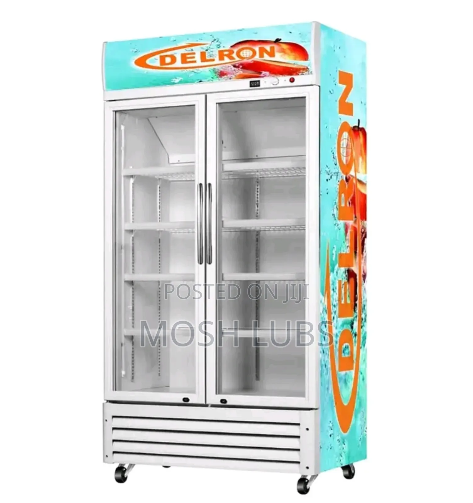 Delron Ddf-553 Double Door Showcase Refrigerator With 553l