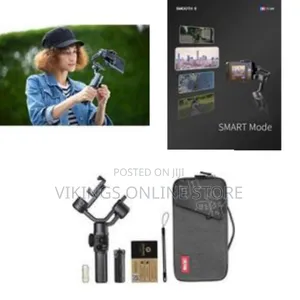 Zhiyun Smooth 5 Combo Phone Gimbal, 3-Axis Handheld Smartphone