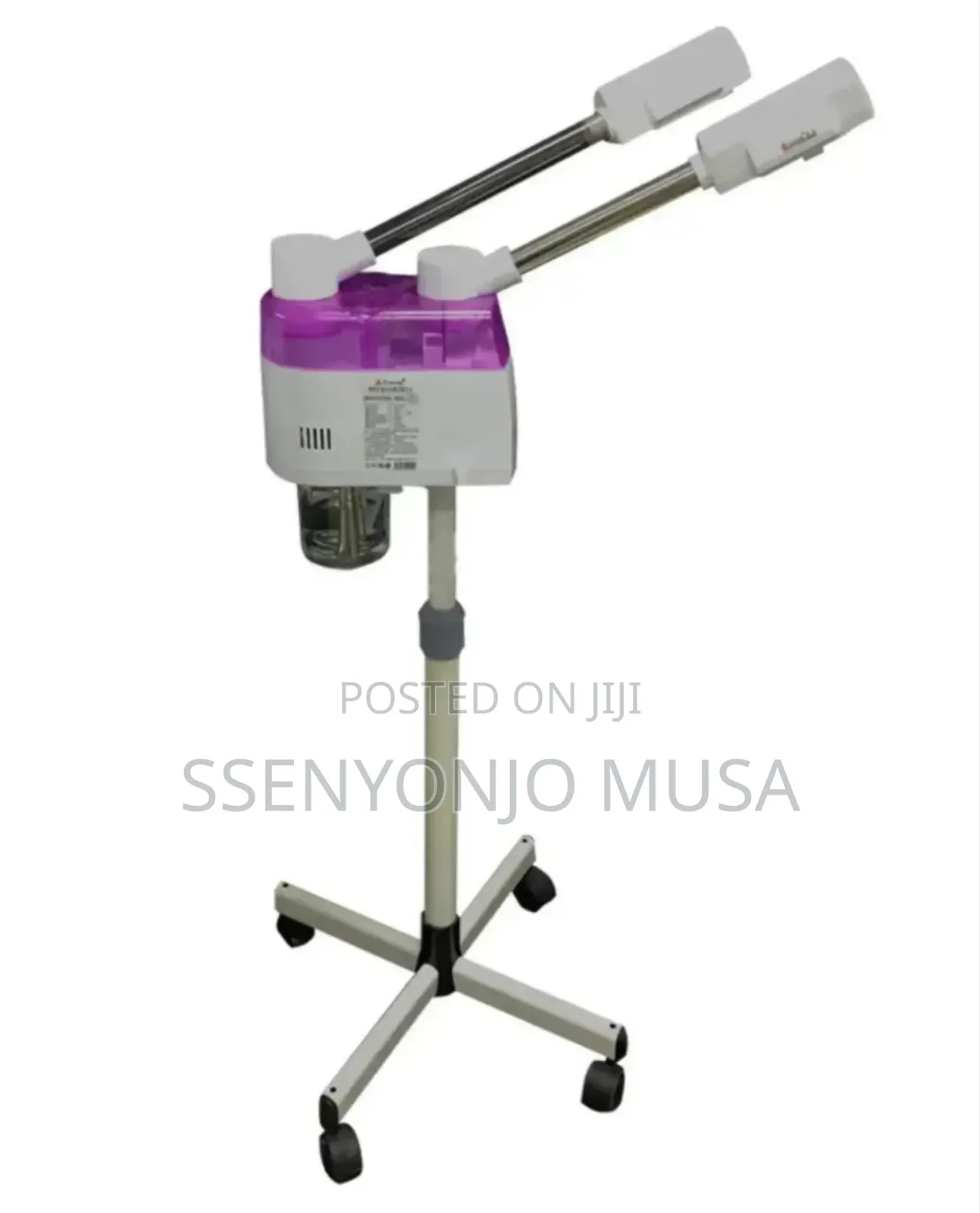 Commercial Facial Steamer 2-in-1 Hot Cold Machine Double Arms
