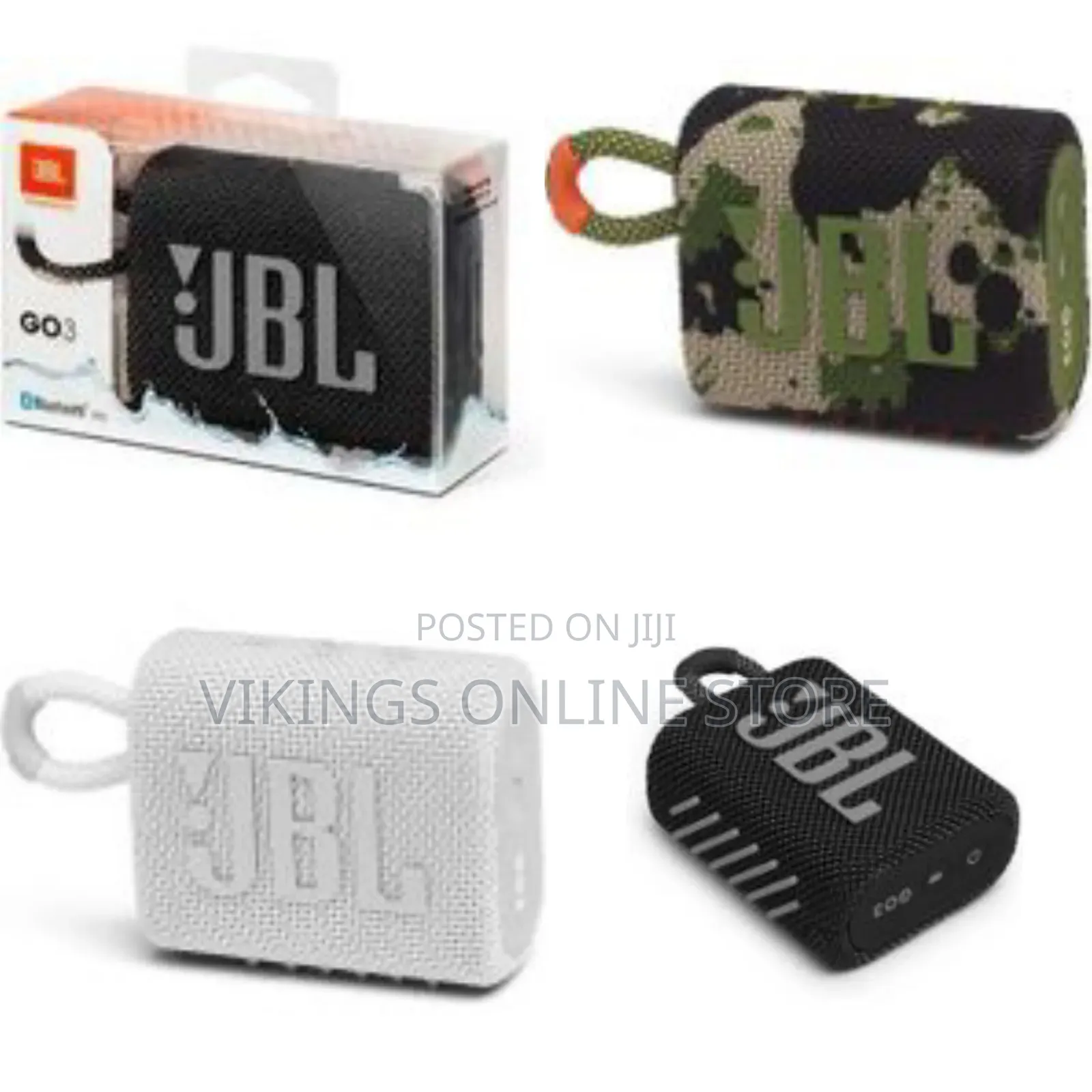 JBL Go 3 Wireless Bluetooth Portable Waterproof Speaker