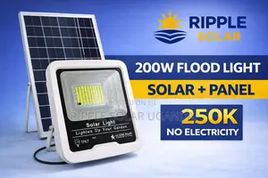 200w Solar Flood Light No Electricity Waterproof Security Light