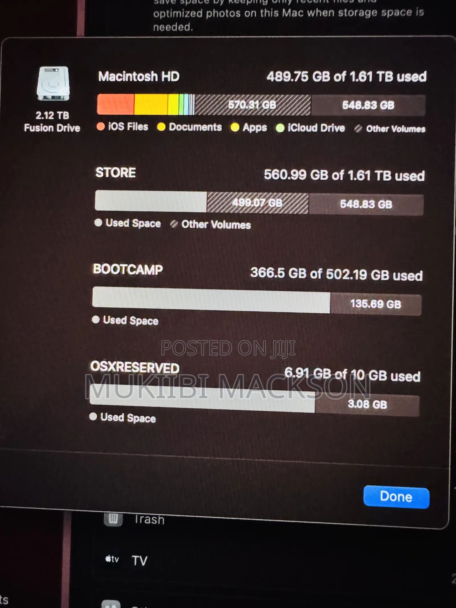 Desktop Computer Apple iMac 48GB Intel Core i5 SSHD (Hybrid) 2T