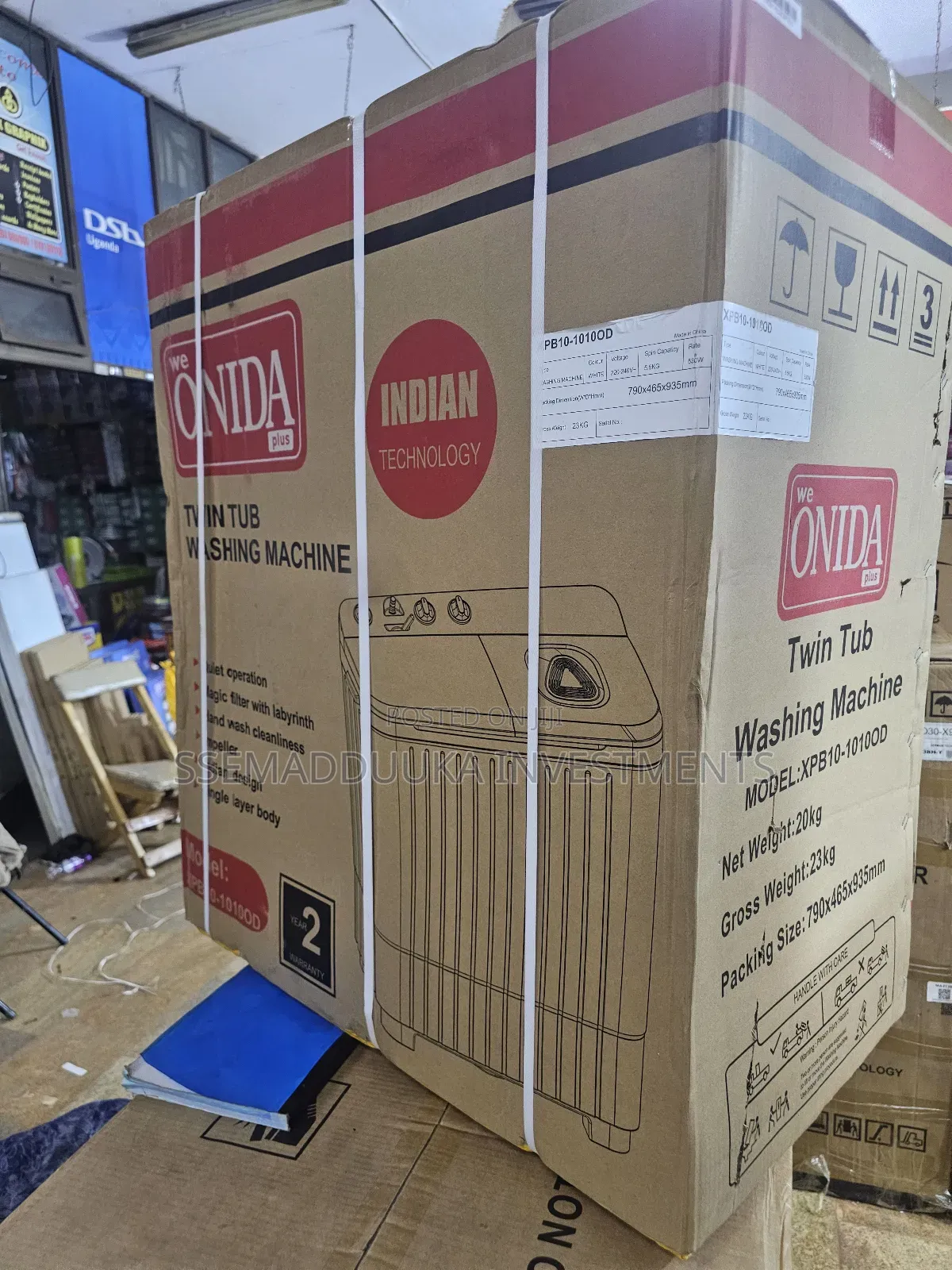 Onida Xpb10-1010od Twin Tub Washing Machine