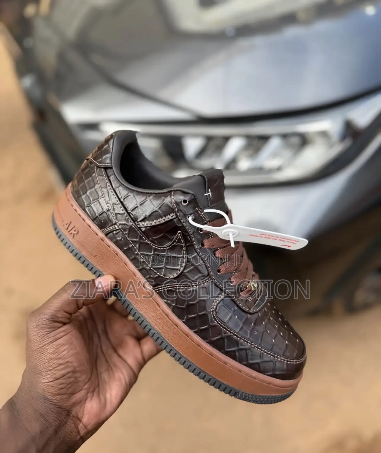 Fauna Textured Croc Nike Air Force 1 Low Men’S Sneakers