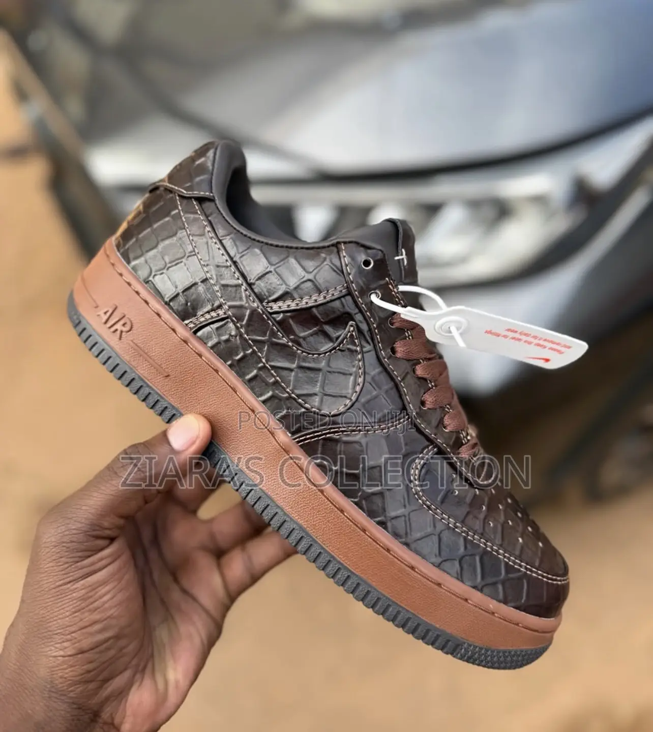 Fauna Textured Croc Nike Air Force 1 Low Men’S Sneakers