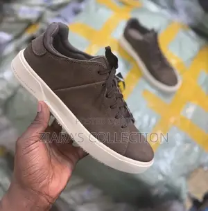 Brown Leather Ecco Men’S Casual Shoes