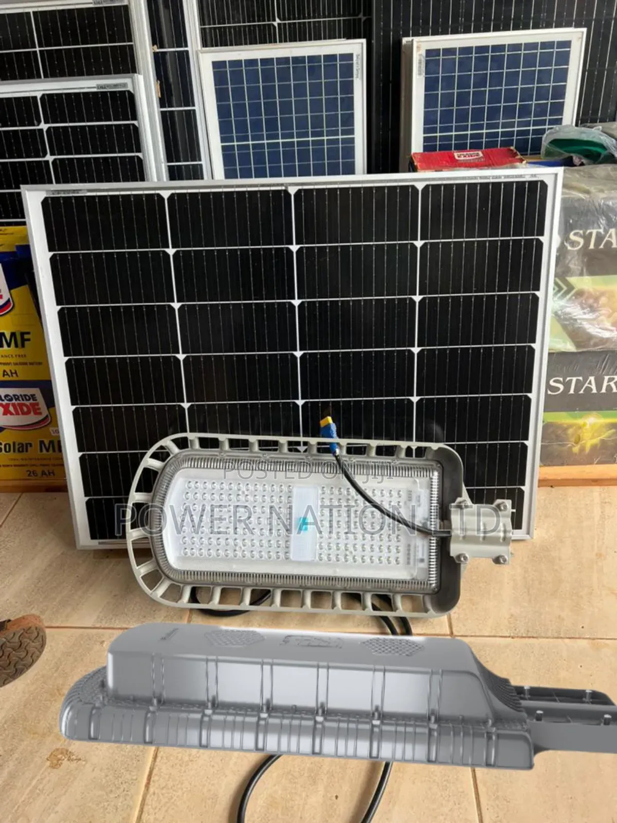 1.0 Power Nation Blue Carbon Solar Street Light (400w King Light