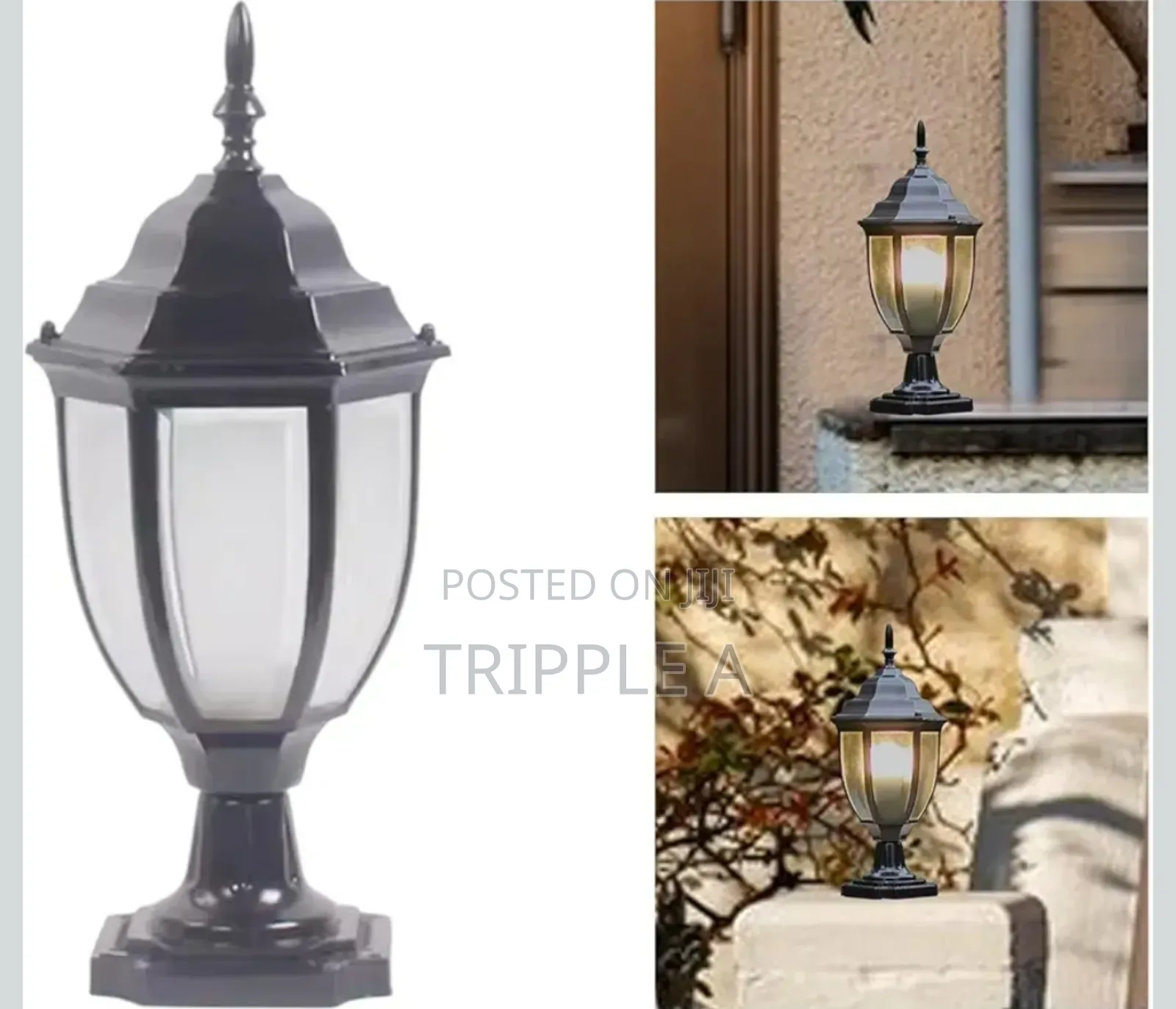 Outdoor Column Pillar Lampshaded Light( Small)