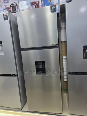 Hisense 419 Litres Double Door Frost Free Stainless Rechargeable New