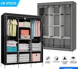 3 Column Versatile Home Organization Wardrobe