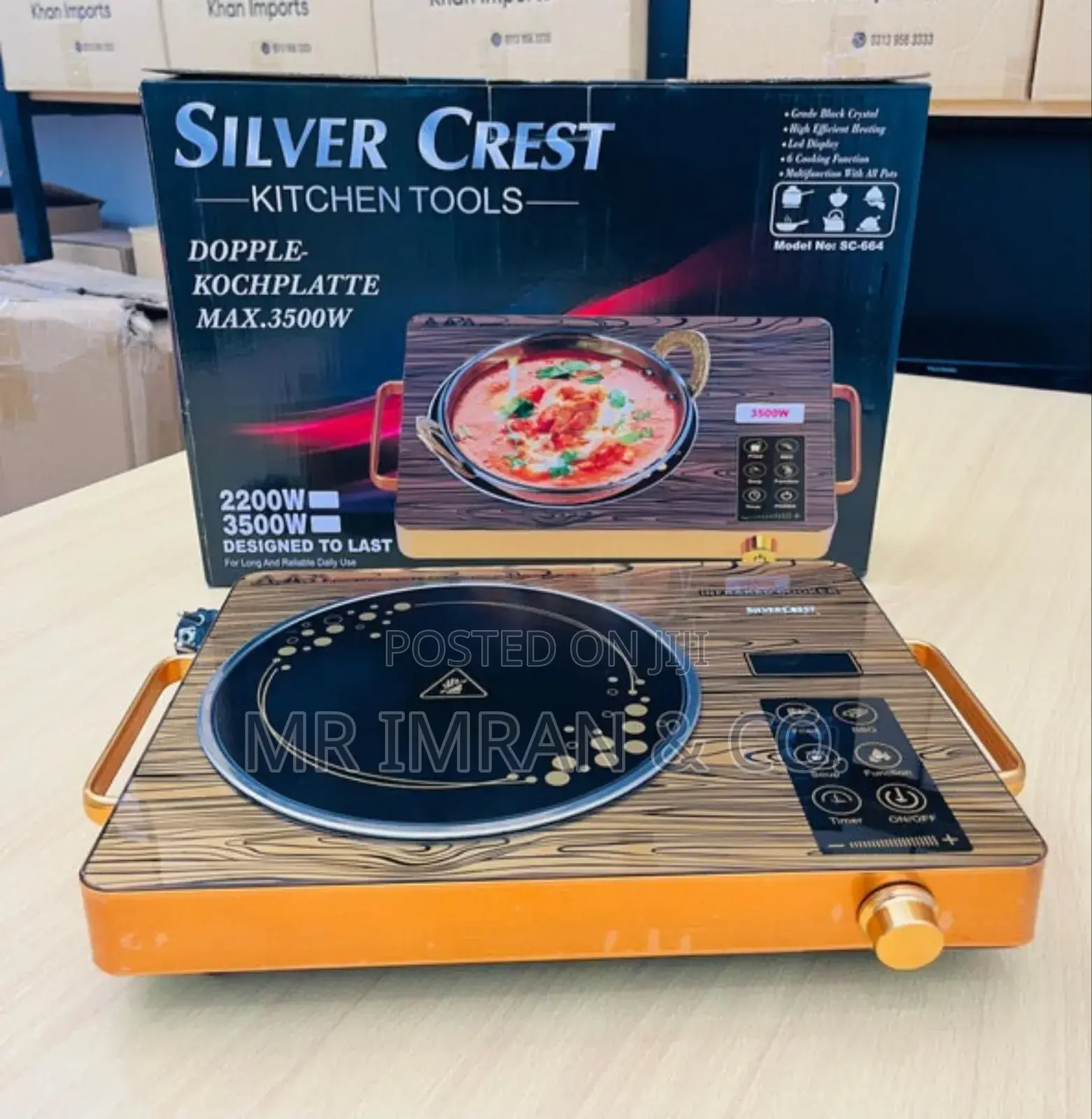 Silver Crest Single Burner Infrared Electric Cooker
