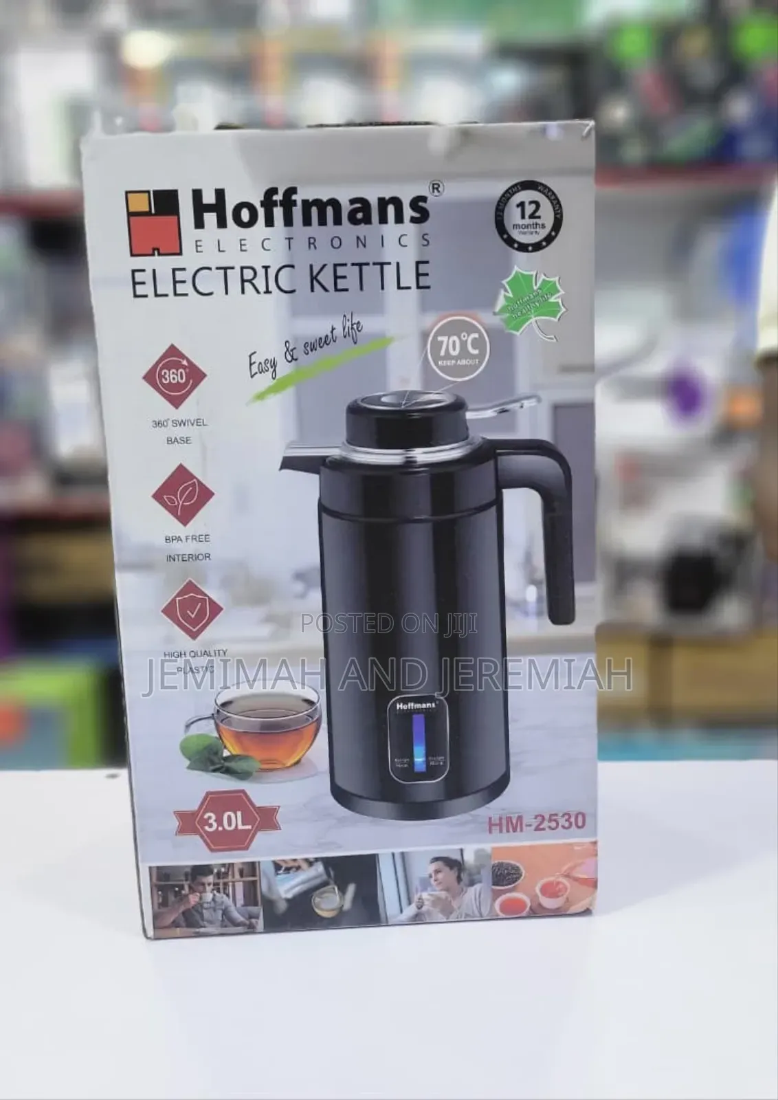 Hoffman 3litre 2in1 Flask and Kettle