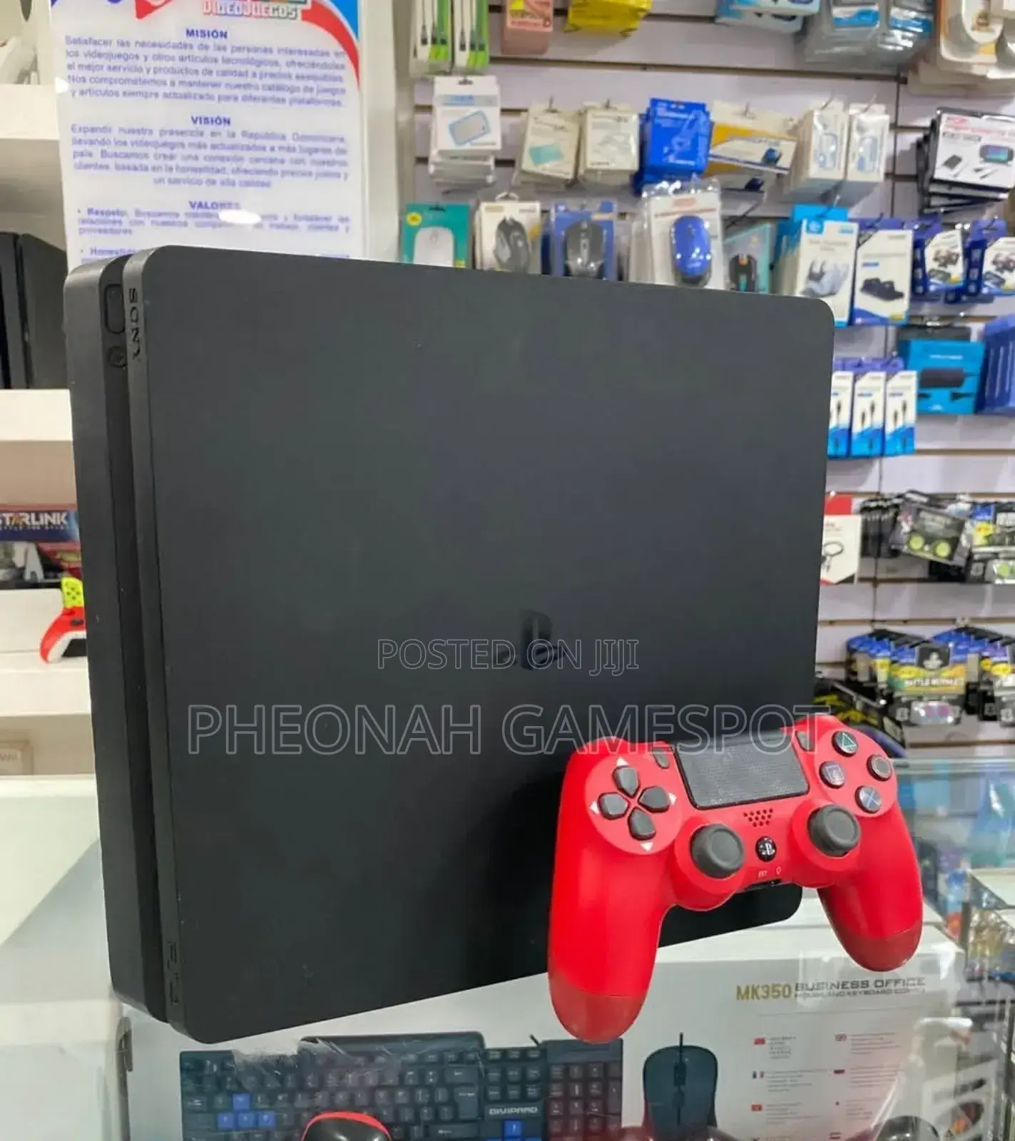 Non Chipped Playstation 4 Slim. Ps4 Slim. 1tb Storage, 5 Games 2pads