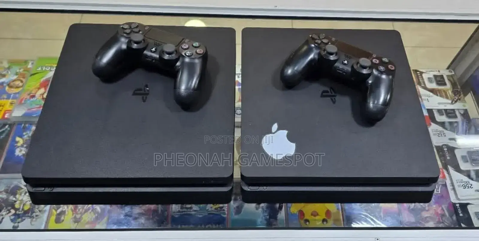 Playstation 4 Slim. Ps4 Slim. Chipped, 12 Games 2 Pads. Coolest Item