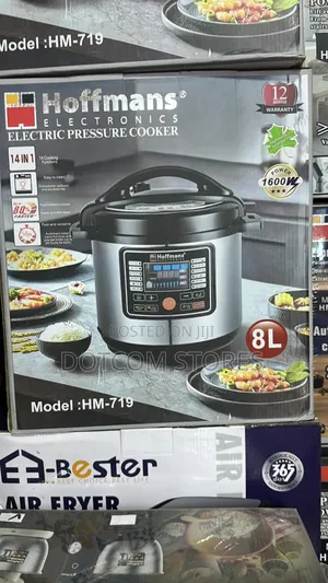 Hoffmans 8l Electric Multifunction Pressure Cooker,