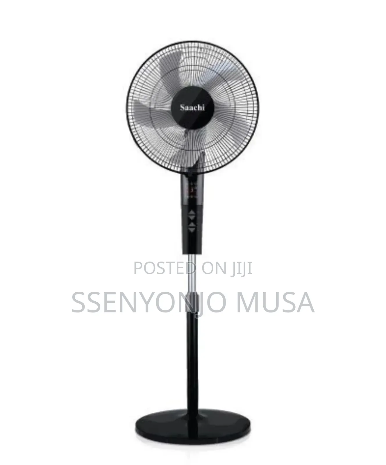 Saachi Stand Fan 16" Nl-Fn-1739sr-Bk - 3-Speed, 3 Wind