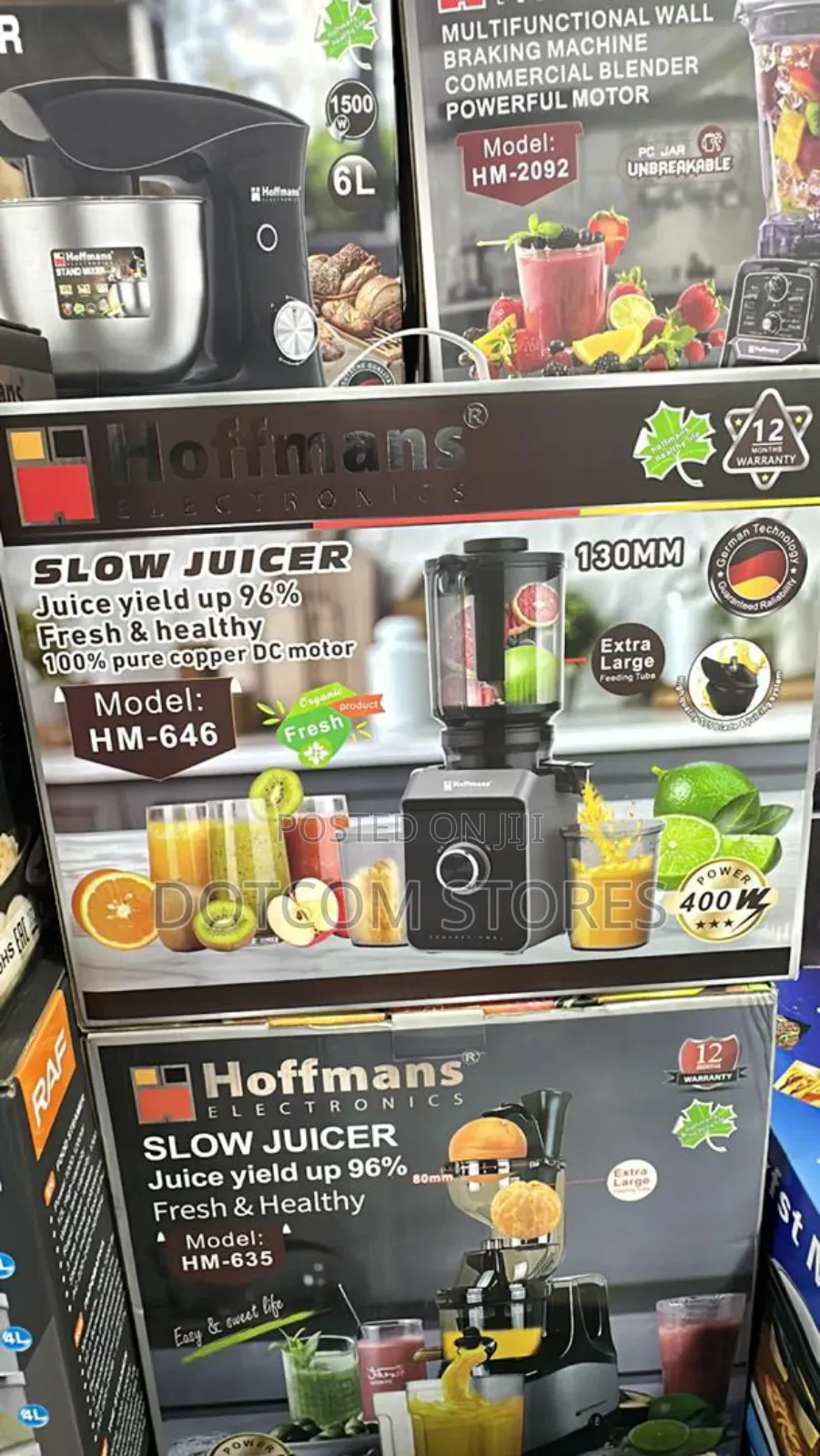 Hoffmans Hm-646 Slow Juicer.