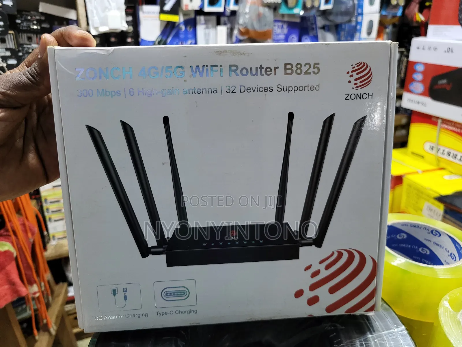 Zoch 4g/5g 300mbps Wifi Router B825 Connects Upto 32 Devices