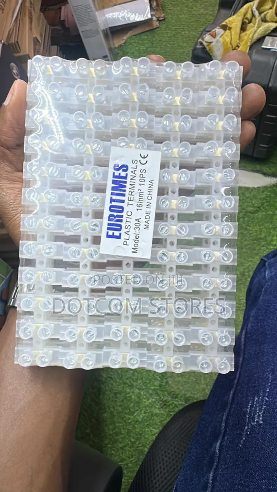 Eurotimes Plastic Terminal Block, Model 30a 16mm2.